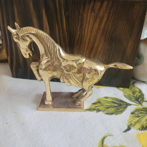 Vintage Brass Horse