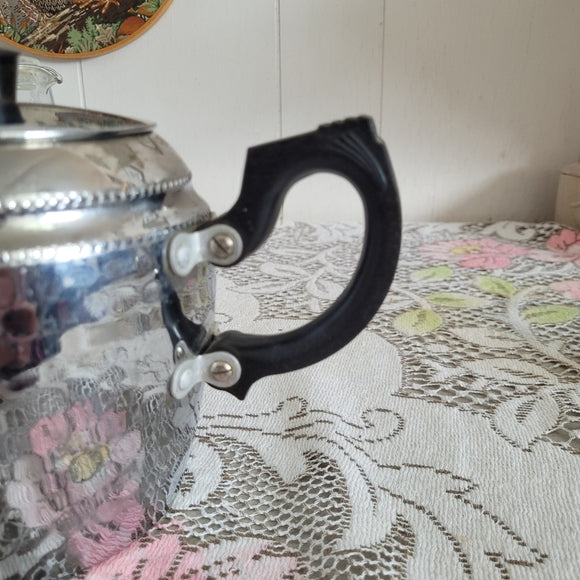 Vintage Chrome Tea Pot made in Canada