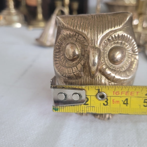 Vintage Brass Owl India