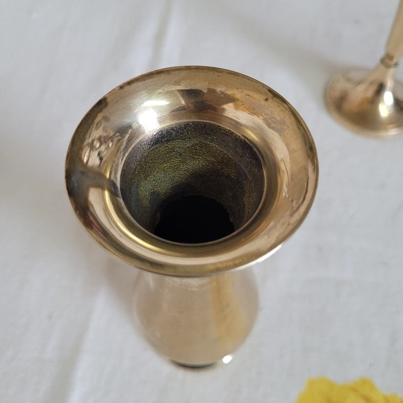 Vintage Brass Vinette set of 3