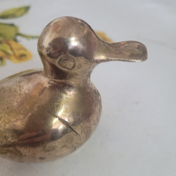 Vintage Brass Duck