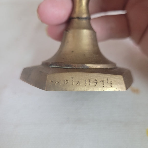 Vintage Brass Candle Holder