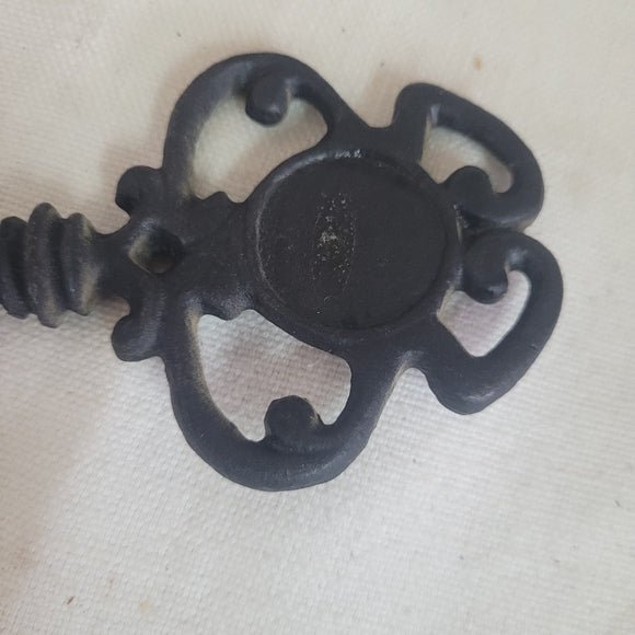 Vintage Cast Iron Skelton Key shaped key holder