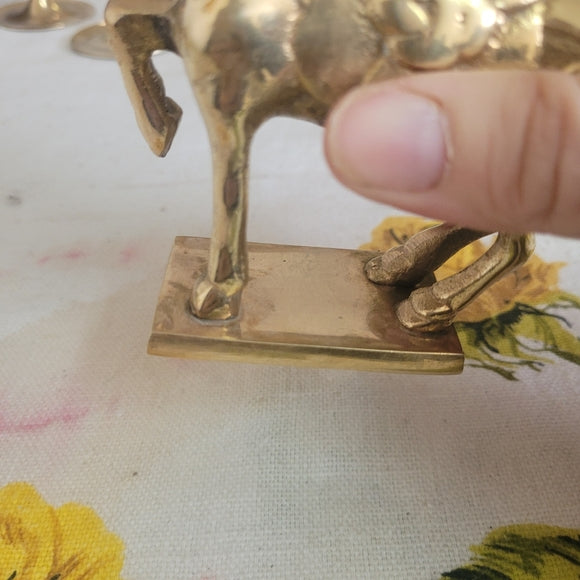 Vintage Brass Horse