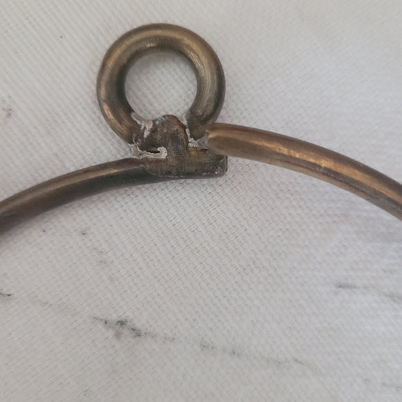 Vintage Brass Skelton keys on a Brass Ring Key