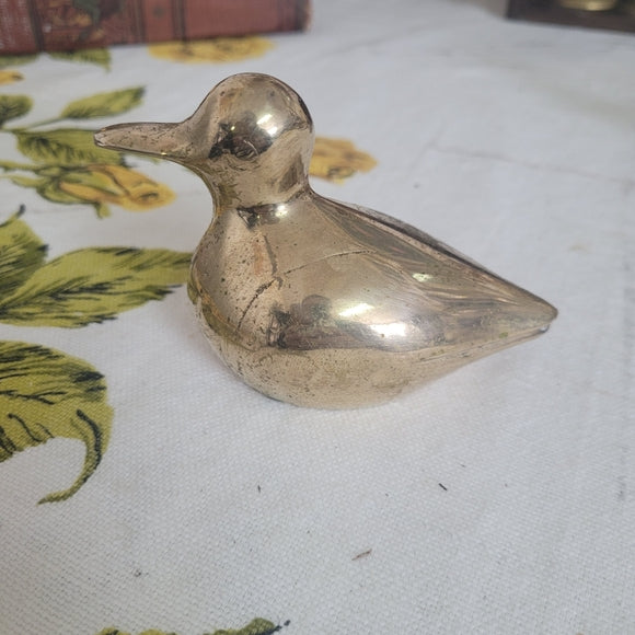 Vintage Brass Duck