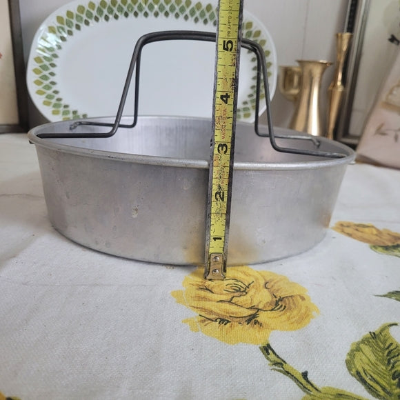 Vintage Canning Basket Galvanized Steel