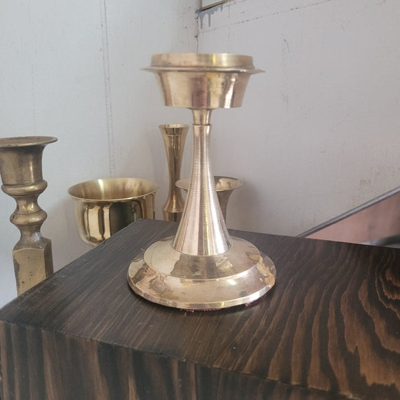 Vintage Brass Candle Holder Votive or Tea Light