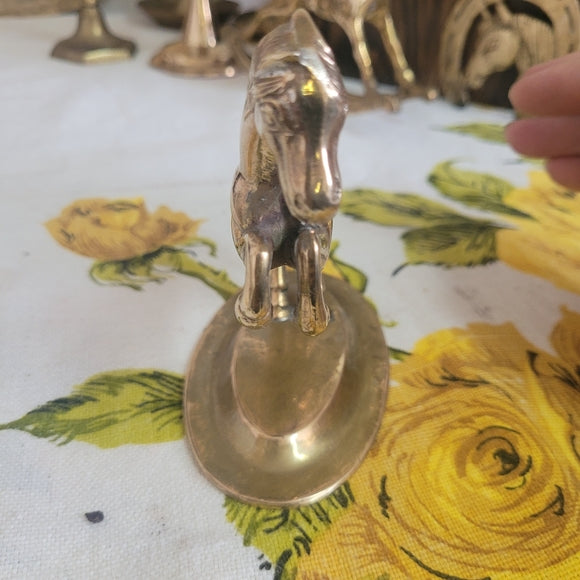 Vintage Brass Horse