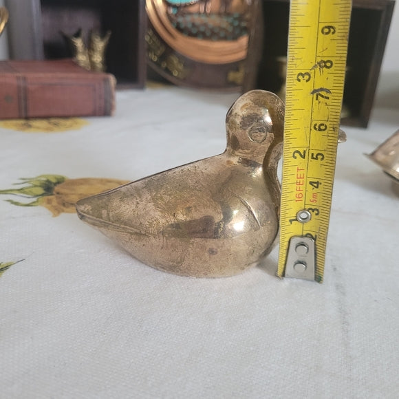 Vintage Brass Duck