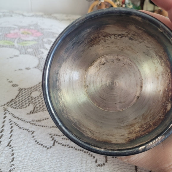 Vintage Silver Plate Bowls 2 Rustic