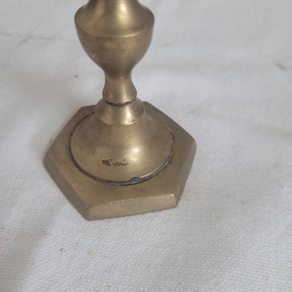 Vintage Brass Candle Holder