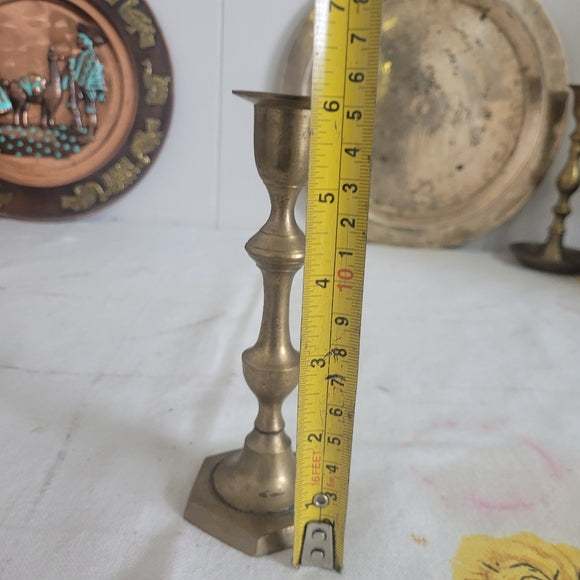 Vintage Brass Candle Holder