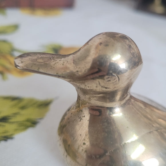 Vintage Brass Duck