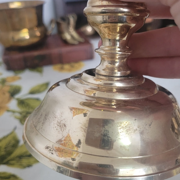 Vintage Brass Pillar Candle Holder India