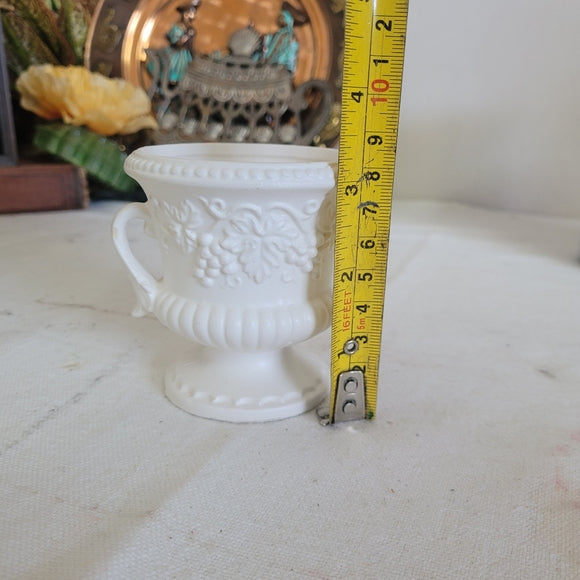 Vintage Miniature Urn Bisque Japan