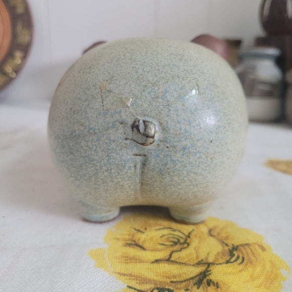 Vintage Gempo Pottery Piggy Bank made in Japan,