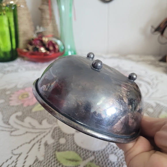 Vintage Silver Plate Bowls 2 Rustic