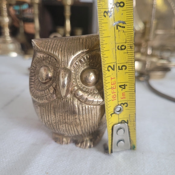 Vintage Brass Owl India