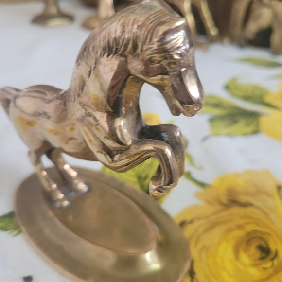 Vintage Brass Horse