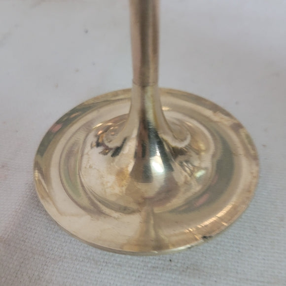 Vintage Brass Candleholders set of 3