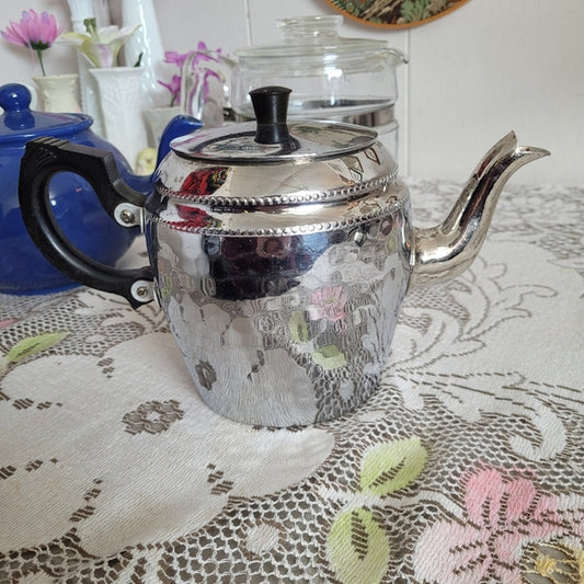 Vintage Chrome Tea Pot made in Canada