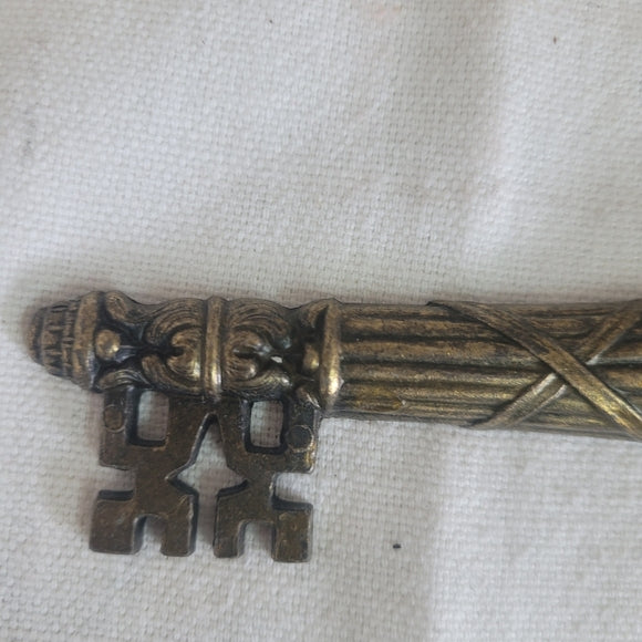 Vintage Brass Skelton Key Bottle Opener Italy