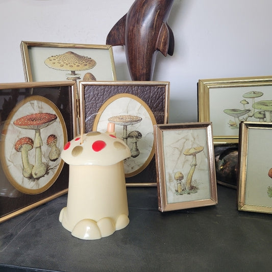 Vintage Mushroom Toothpick Dispenser