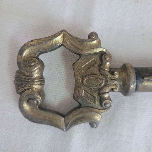 Vintage Brass Skelton Key Bottle Opener Italy