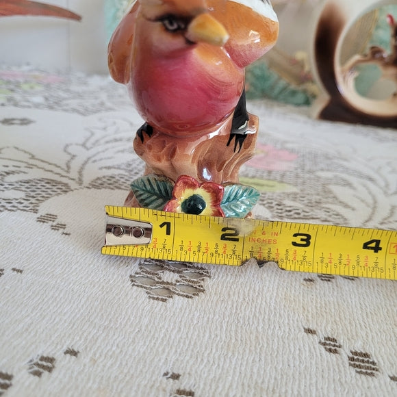 Vintage Bird Figurine Ceramic