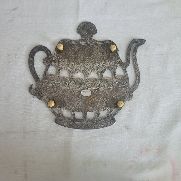 Vintage Silver Plate Tea Pot Trivet