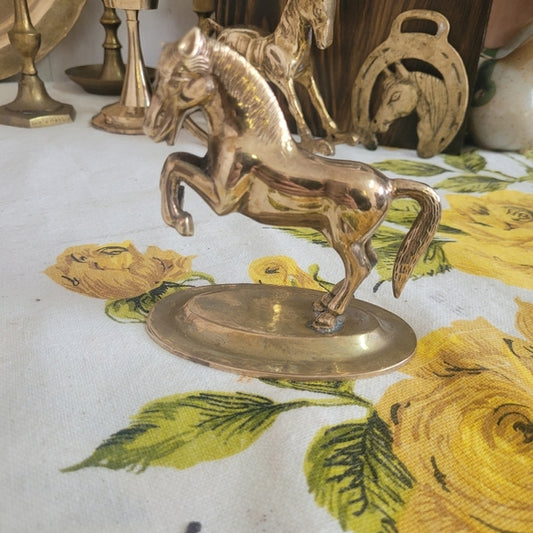 Vintage Brass Horse