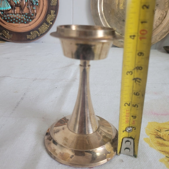 Vintage Brass Candle Holder Votive or Tea Light