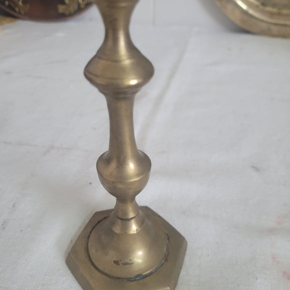 Vintage Brass Candle Holder