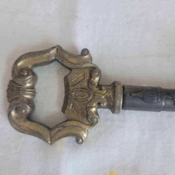 Vintage Brass Skelton Key Bottle Opener Italy