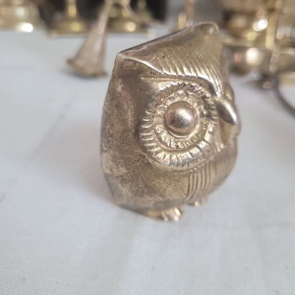 Vintage Brass Owl India