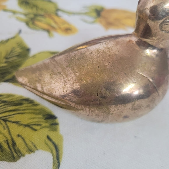 Vintage Brass Duck