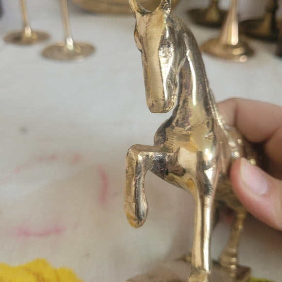 Vintage Brass Horse