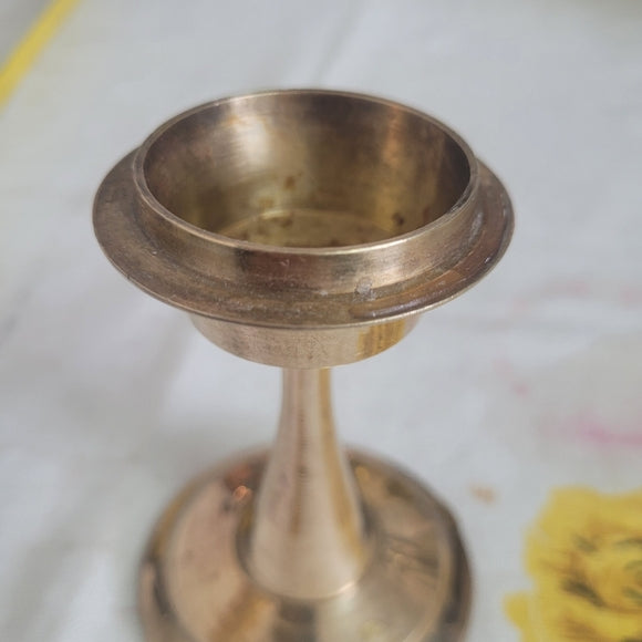 Vintage Brass Candle Holder Votive or Tea Light