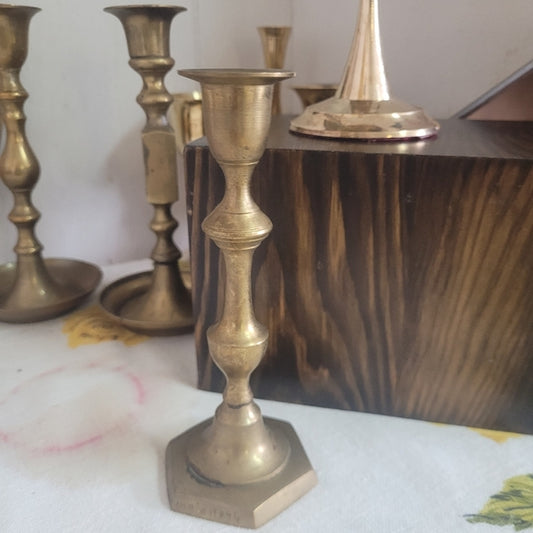 Vintage Brass Candle Holder