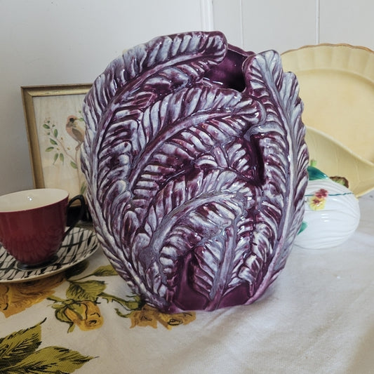 Royal Haeger Fern Vase Purple USA