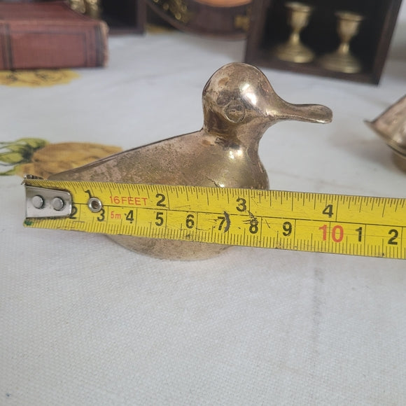 Vintage Brass Duck