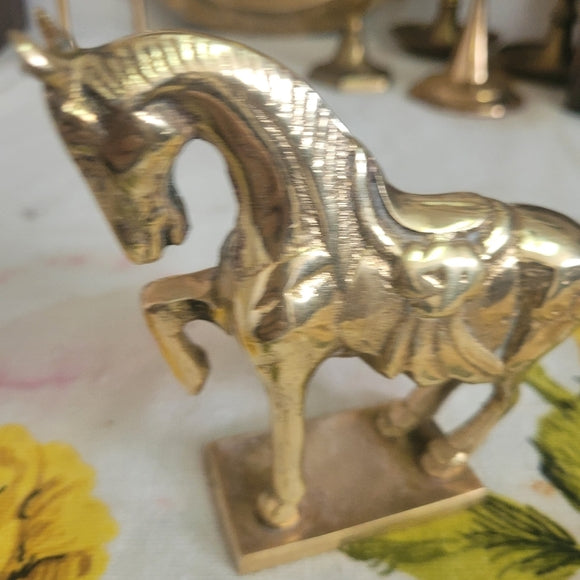 Vintage Brass Horse